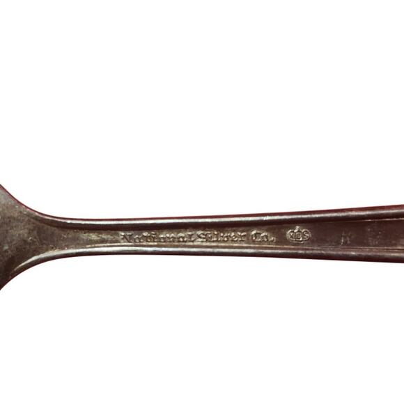 National Silver Co Calvalcade Salad Forks Set of 4 Silverplate 6" 1946 Vintage - Picture 3 of 8